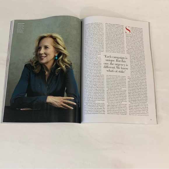 Vogue Dr. Jill Biden “The First Lady” Issue August 2024 Magazine - Picture 5 of 8